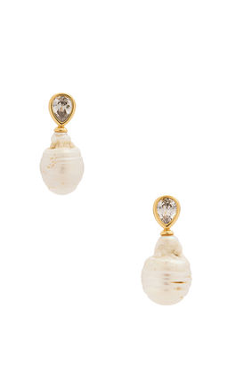 Ettika - Single Pearl Drop Earrings