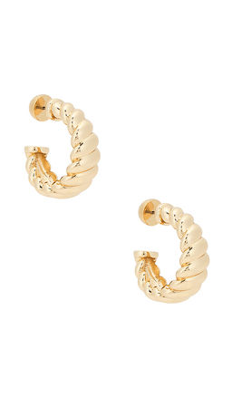 Ettika - Modern Ribbed Hoops