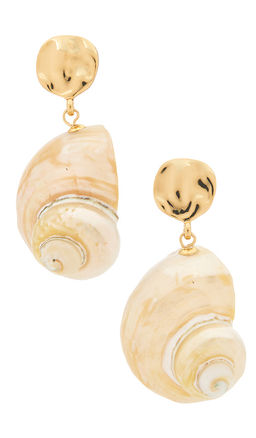 Ettika - Sunken Treasure Shell Drop Earrings