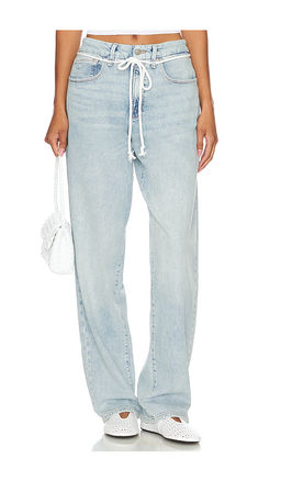 Good American - Good 90s Loose Drawstring Jeans