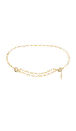 Lele Sadoughi - Multi Shell Chain Belt