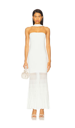 Lovers and Friends - x Yhasmina Ferrara Kelly Pleated Knit Dress