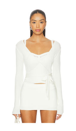 MORE TO COME - Calico Knit Top