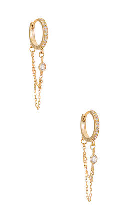 Natalie B Jewelry - Reese Huggy Hoop Earring