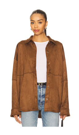 Tularosa - Elyse Faux Suede Shacket
