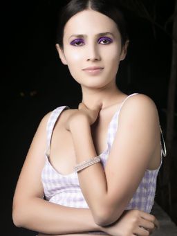 Odette - Elegant Four-Layered Crystal Bracelet -Silvertone