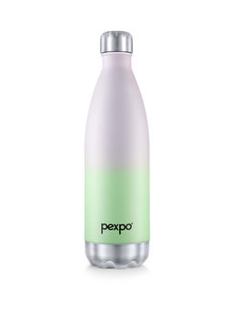 Pexpo - Green & Purple Electro Stainless Steel Vacuum Insulated Flask (1000ml)