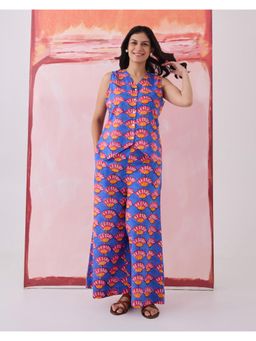 Phutari - Seashells Waistcoat Cotton Co-Ord Set