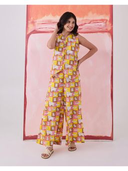 Phutari - Woof Waistcoat Cotton Co-Ord Set