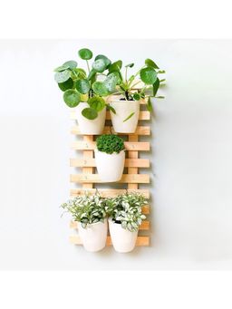 Ecofynd - Wooden Hanging Planter Wall Frame