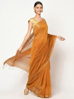 Fabindia - Cotton Silk Chanderi Woven Sari