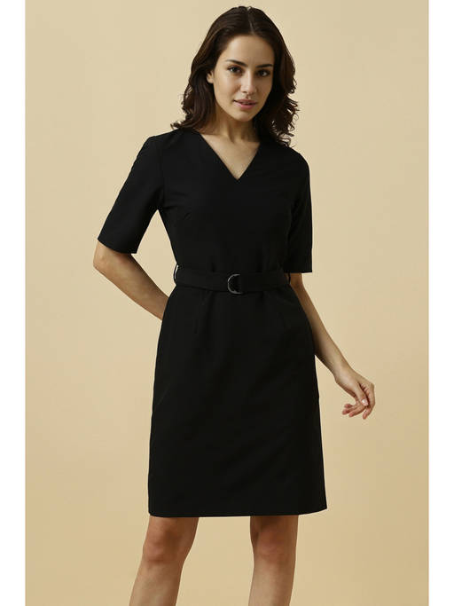 allen solly formal dress Buy Women Black Solid (XS) Online GL-03.16.26