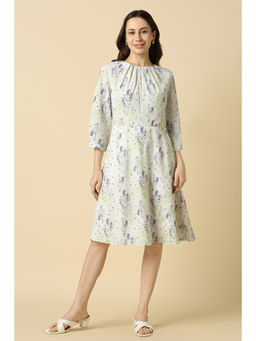 Allen Solly - Women White Printed Casual Dress