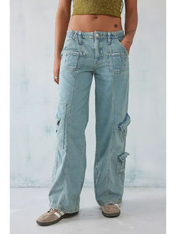 BDG by Urban Outfitters - BDG Y2K Bleach Cargo Denim Jeans