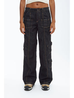 BDG by Urban Outfitters - BDG Y2K Black Cargo Denim Jeans