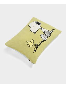 Mi Arcus - Green Baby Pillow with Cover– Soft Fabric,Peanuts Snoopy Design on Both Side