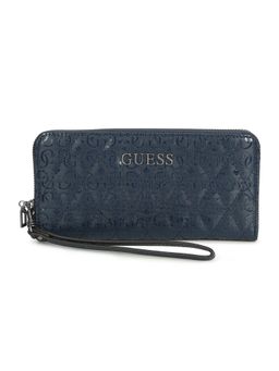 Guess - Wessex Slg Large Zip Around Navy Blue Wallets