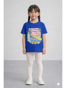 THE PONY AND PEONY CO. - Pink Printed Round Neck T-Shirt