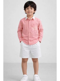 THE PONY AND PEONY CO. - Pink Front Pocket Collared Shirt