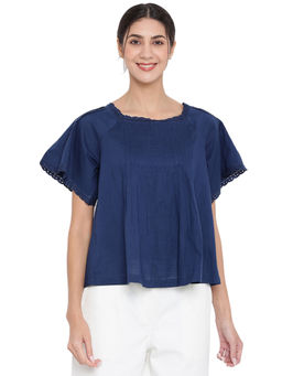 Fabindia - Cotton Pintuck Regular Top