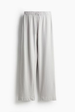 H&M - Women Grey Washed-Look Sweatpants