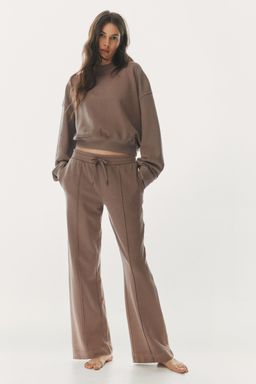 H&M - Women Brown Washed-Look Sweatpants