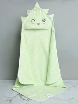 Fancy Fluff - Dino Bamboo Cotton Baby Hooded Towel (0-1 Years)