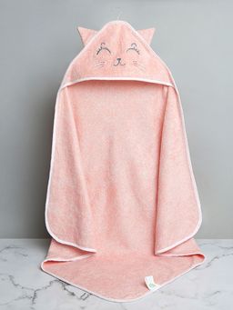Fancy Fluff - Kitty Bamboo Cotton Baby Hooded Towel (0-1 Years)
