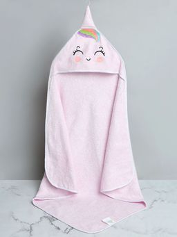 Fancy Fluff - Unicorn Bamboo Cotton Baby Hooded Towel (0-1 Years)