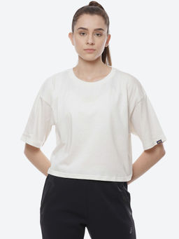 ASICS - W One Point Graphic Ss Off White Womens T-shirts