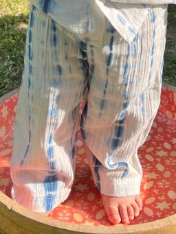 Kids of Greendeer - Blue 100% Cotton Resort Trouser