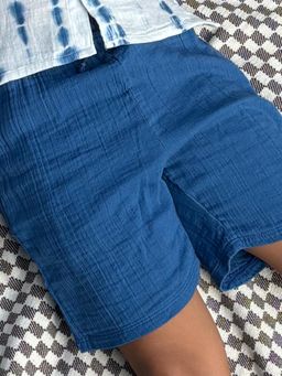 Kids of Greendeer - Blue 100% Cotton Resort Shorts