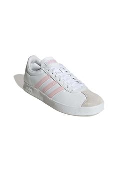 adidas - Vl Court Base Women White & Pink Training Shoes