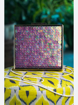 NR by Nidhi Rathi - Embellished Multicolor Clutch