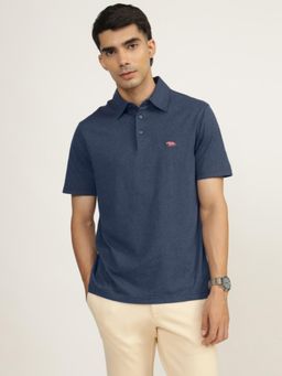 Andamen - Casual Men's Melange Polo Regular Fit