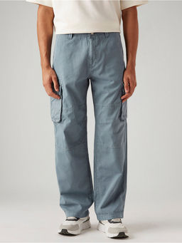 Levi's - Men'S Greyish-Blue Baggy Fit Mid Rise Cargo Pant