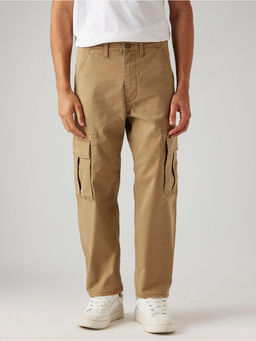 Levi's - Men'S 568 Loose Fit Mid Rise Brown Cargo Pant