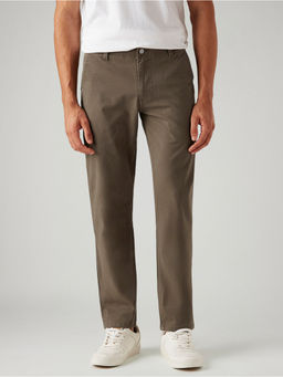 Levi's - Men'S 511 Taupe Slim Fit Mid Rise Chinos
