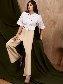 MISH - LUXE By MISH Giza Cotton Chef Style Semi-Formal Shirt