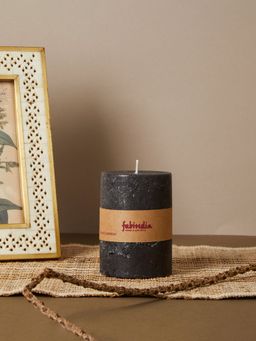 Fabindia - Black Currant Pillar Candle 3 X 4