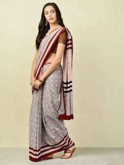 Fabindia - Cotton Mull Bagh Print Sari