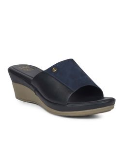 Scholl - Women Navy Blue Wedges Heels