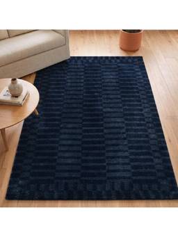 Saral Home - Rblin Geometric Striped Polyester & Olefin Bcf Yarn Carpet
