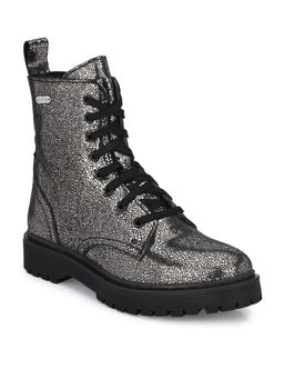 Delize - Womens Pewter Derby Boots