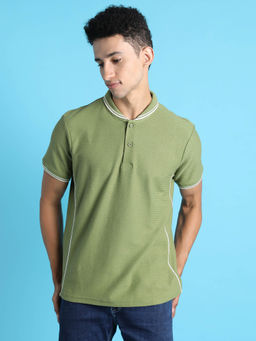 Campus Sutra - Men Solid Stylish Casual Summer T-shirts