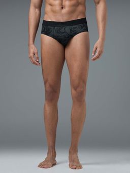 Technosport - Black Printed Comfortable Fit Brief