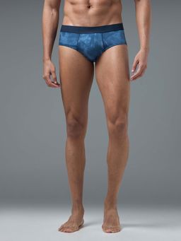 Technosport - Navy Blue Printed Comfortable Fit Brief