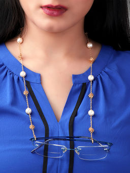 Joules By Radhika - Off White Multipurpose Mask Chain