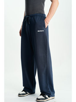 Bonkers Corner - Blue Static Loose Fit Men Joggers