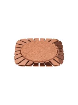 Shaze - Rose Gold Stainless Steel The Amp Coaster (Pack of 2)